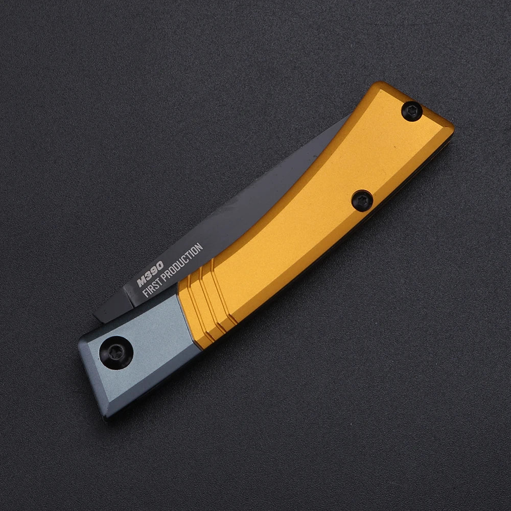 XUAN FENG M390 Folding Pocket Knife – Sharp Carbon Steel EDC Folding Pocket Knife Axl