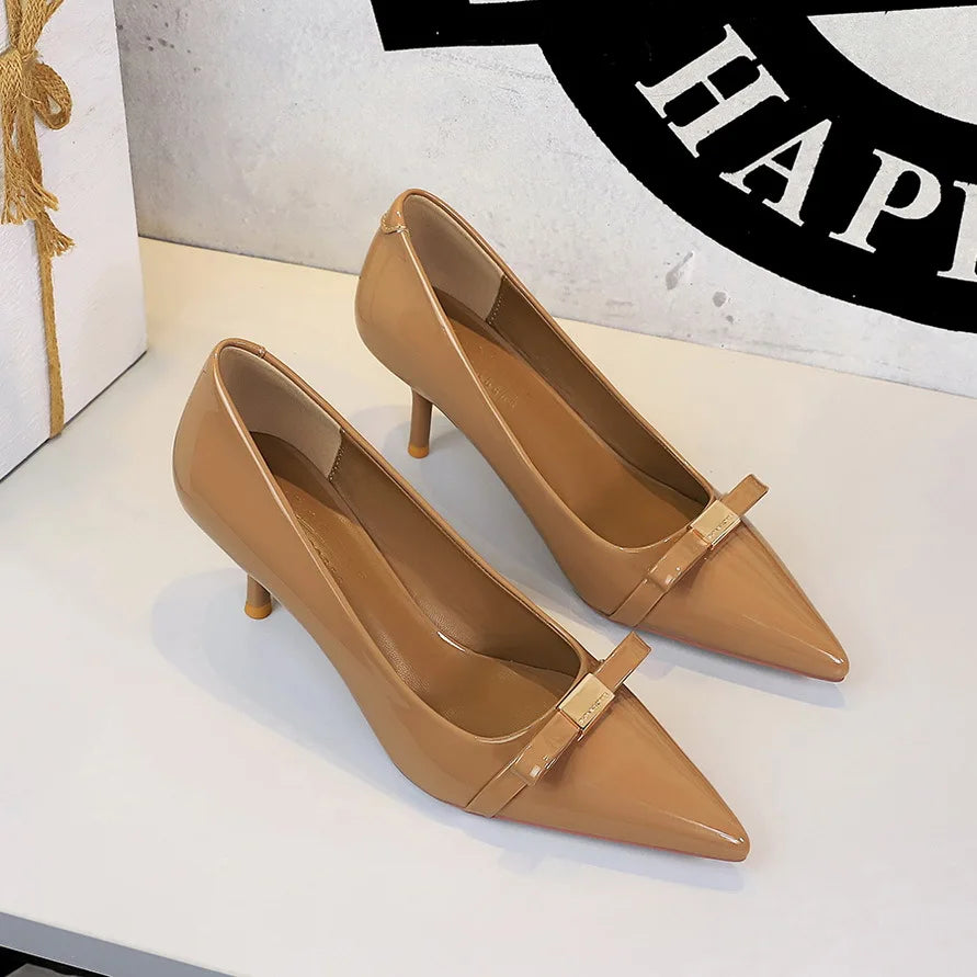 HAJINK Vintage Stiletto Heels – Pointed Toe Women's Pumps Stiletto Dress Heels Axl