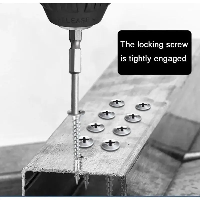 8-Pc Magnetic Hex Screwdriver Bit Set 100mm S2 Steel H1.5–H8 Hex Screwdriver Bit Set Axl