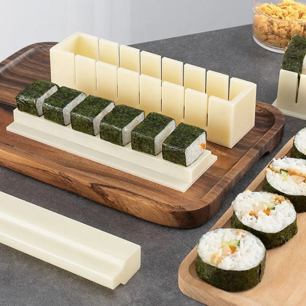 3-Piece Sushi Maker Kit – Round, Square & Heart Molds Sushi Mold Kit Axl