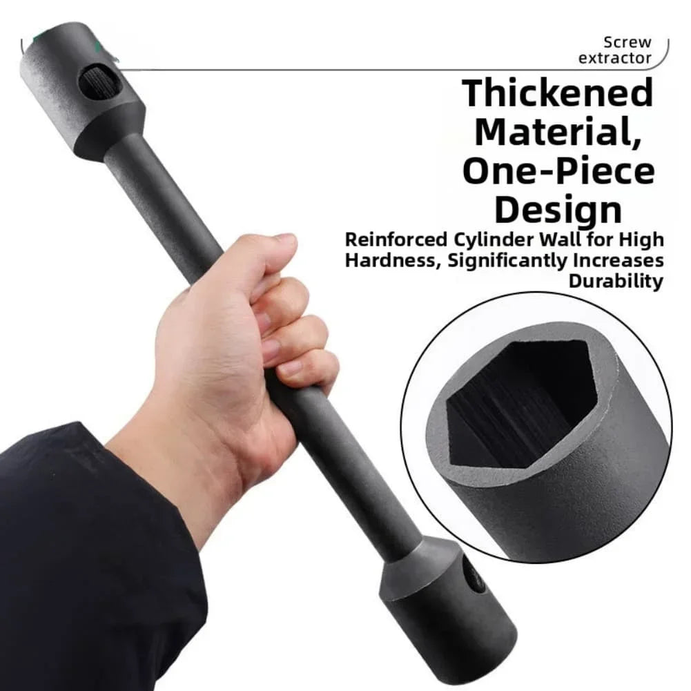 Double-Ended Tire Lug Nut Socket Wrench – High-Carbon Steel Socket Wrench Axl