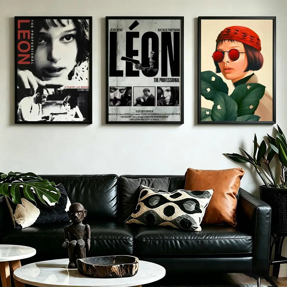 Leon The Professional Movie Poster – HD Waterproof Wall Art Movie Wall Poster Axl