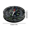 Waterproof Hiking Compass – Sighting Navigation Tool Hiking Compass Axl Black