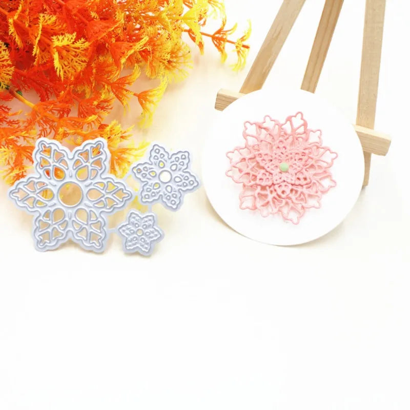 Flower & Leaf Metal Cutting Dies – Scrapbooking & Cards Metal Cutting Dies Axl