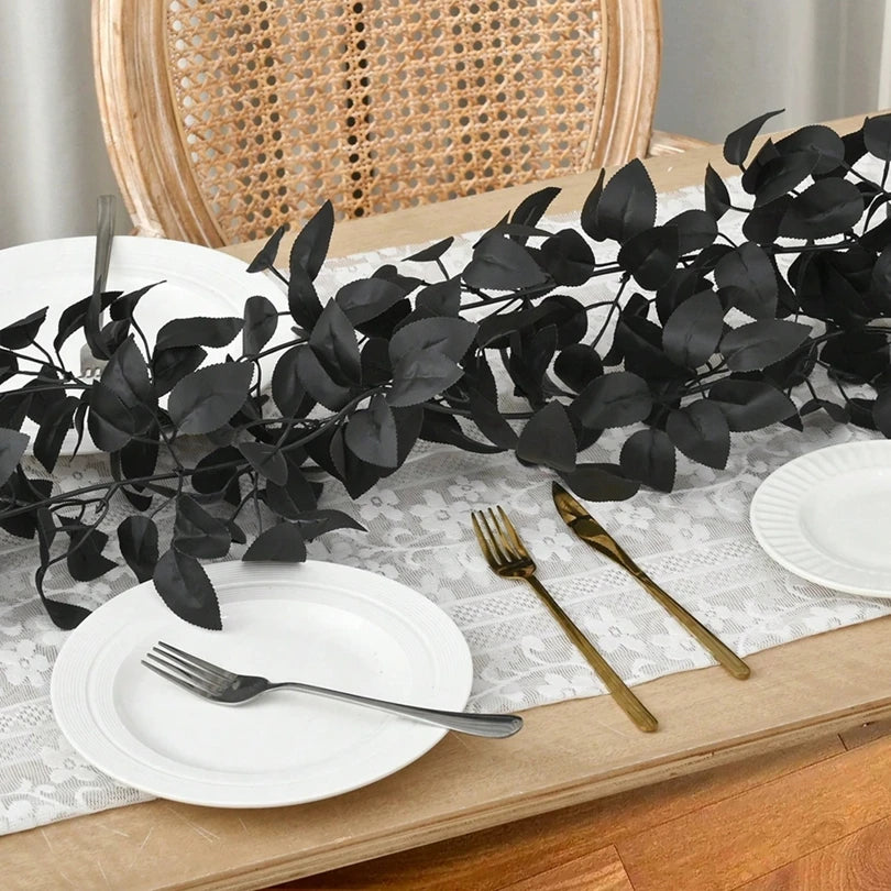 Silk Artificial Vine Leaves – Wedding, Garden & Holiday Décor Artificial Vine Decor Axl
