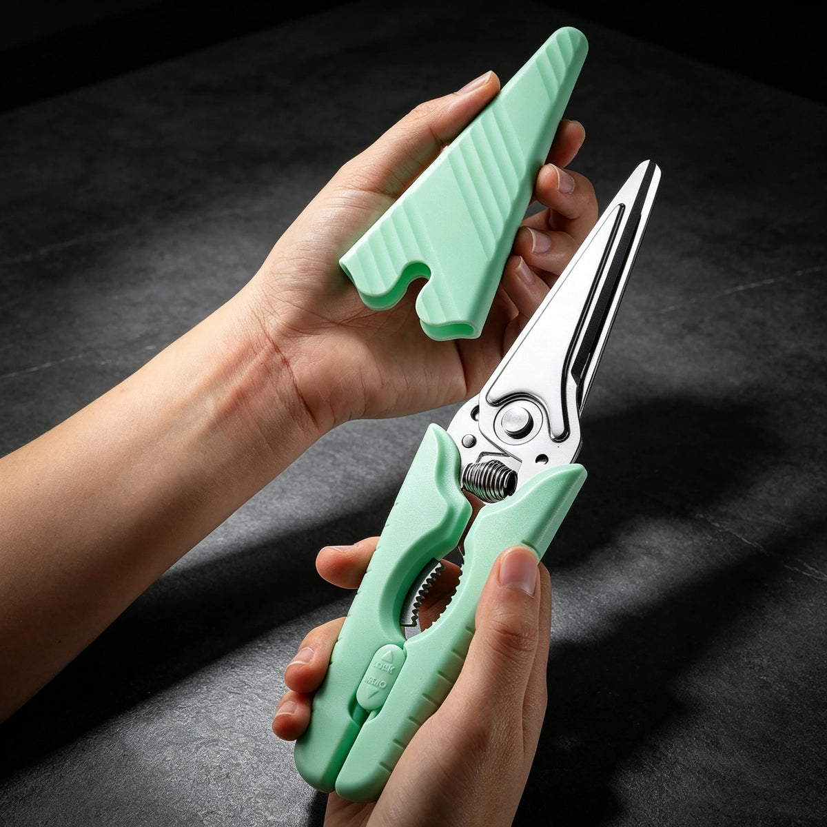 SHENJIU 3-in-1 Magnetic Food Scissors | Kitchen & Commercial Kitchen Food Scissors Axl 1PCS