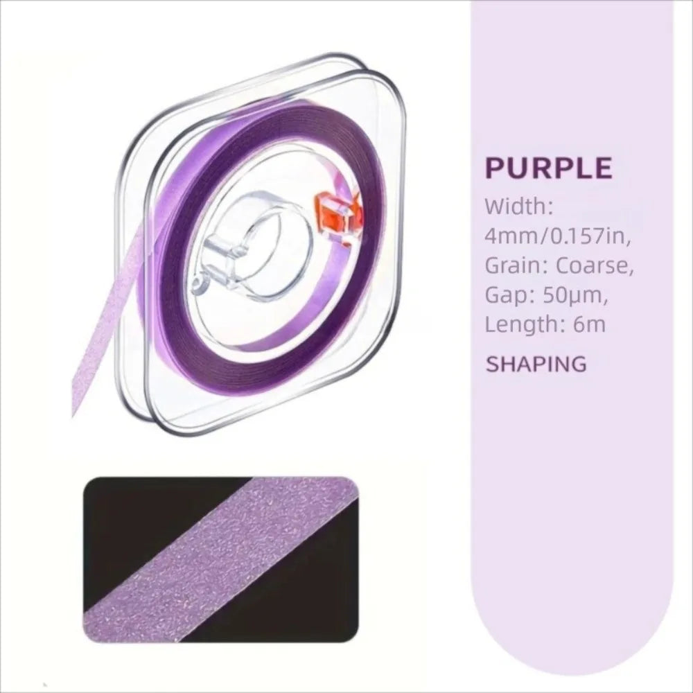 Dental Polishing Strips – Color-Coded Tooth Finishing Roll Dental Polishing Strips Axl purple 50um