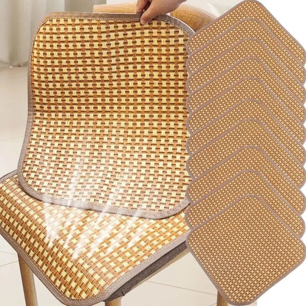 Bamboo Cooling Seat Cushion – Breathable Non-Slip Chair Mat Bamboo Seat Cushion Axl
