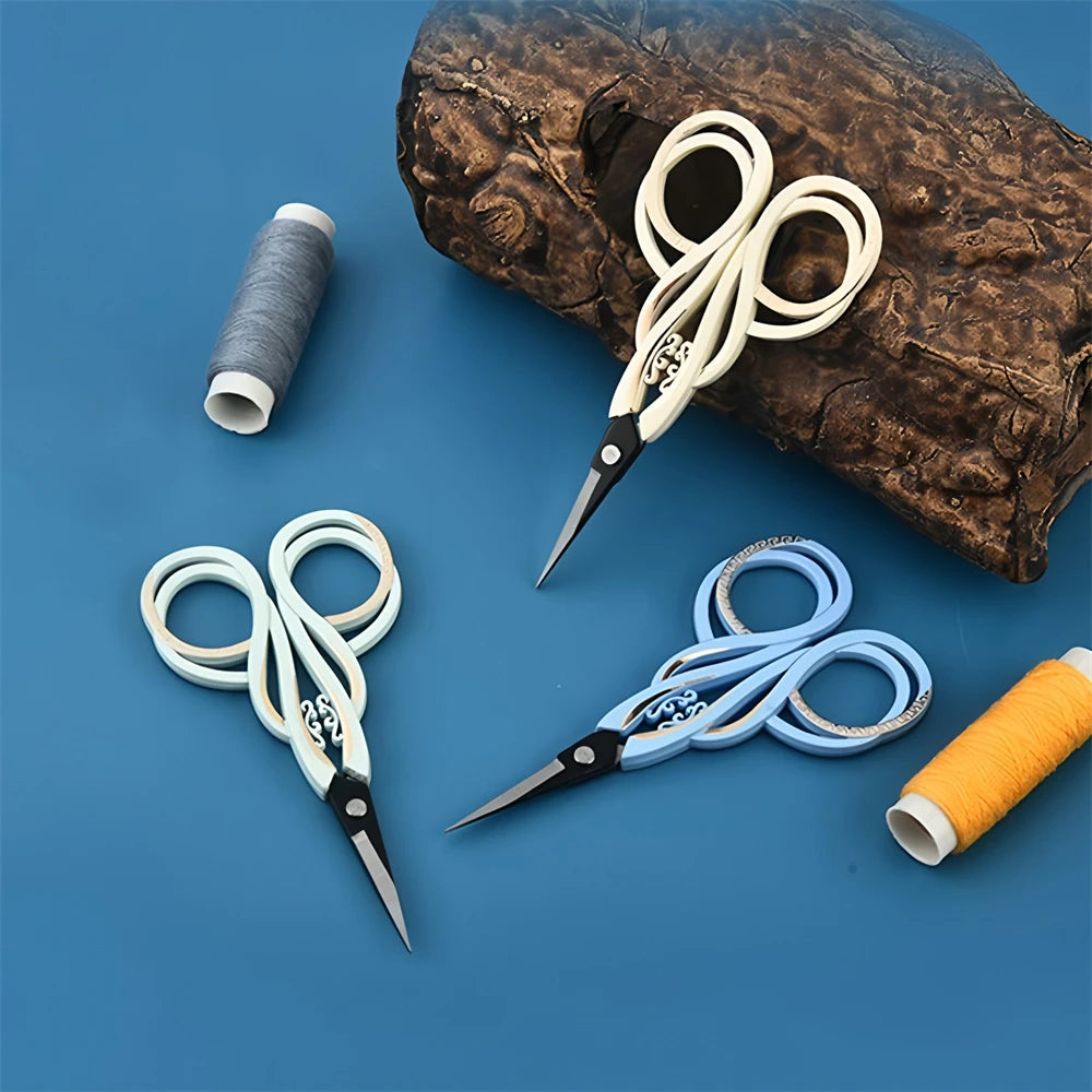 Vintage Stainless Steel Sewing Scissors – Embroidery & Fabric Sewing Scissors Axl