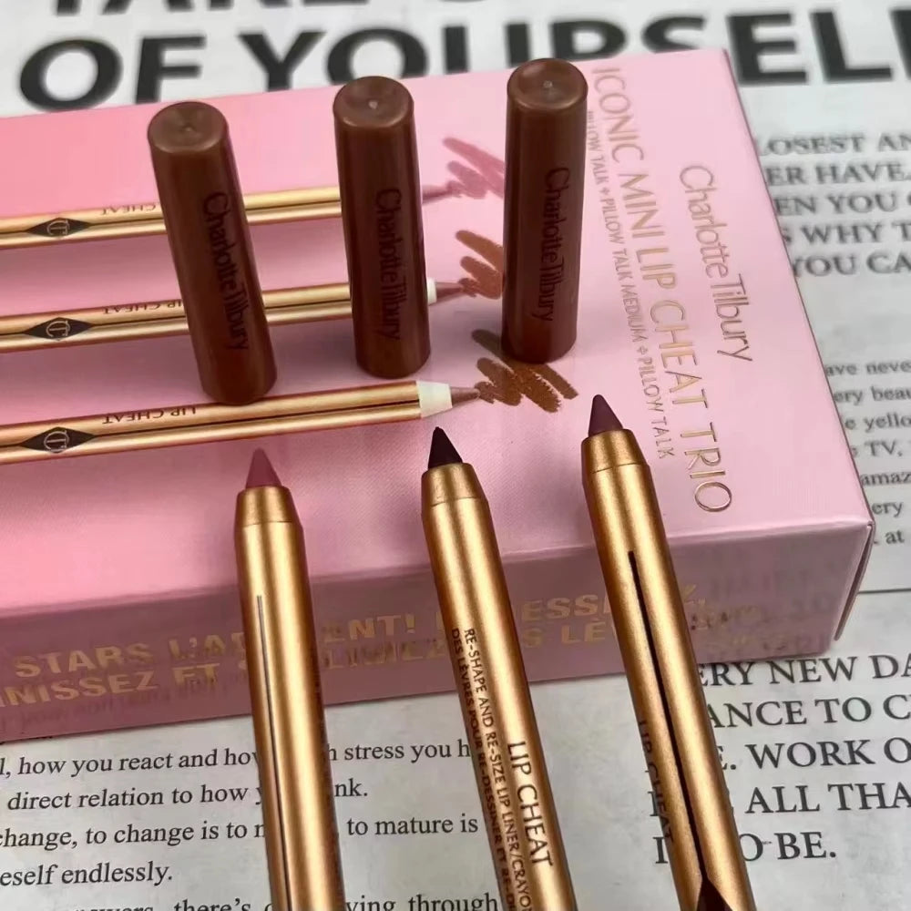Charlotte Tilbury Lip Liner & Highlighter Contour Palette Set Makeup Set Axl