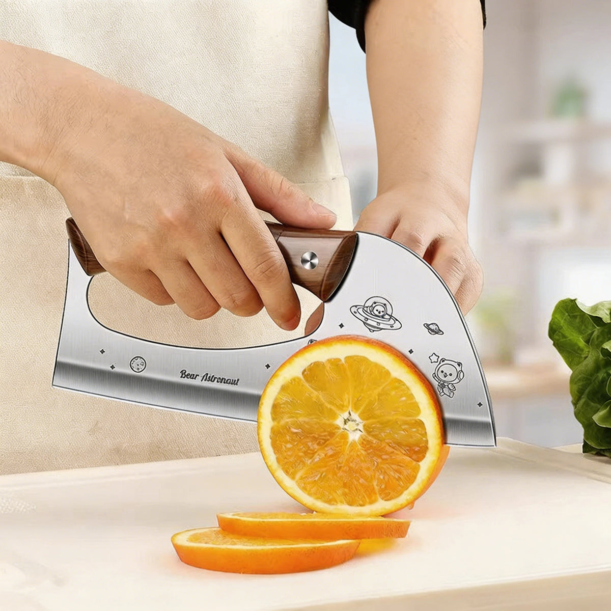 PLYS Forged Chef's Knife – 20cm Stainless Steel Cleaver Chef's Knife Axl