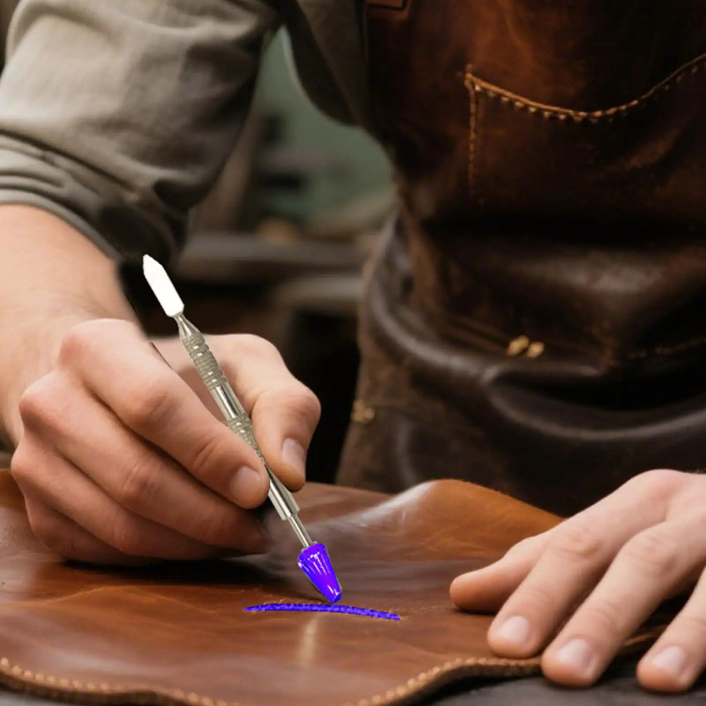 Double-Head Leather Edge Dye Pen | Belt & Craft Finisher Leather Craft Tool Axl