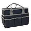 Heavy Duty Wide Mouth Tool Bag – Multi-Pocket Oxford Tote Garden Tool Bag Axl Black and Gray China Mainland