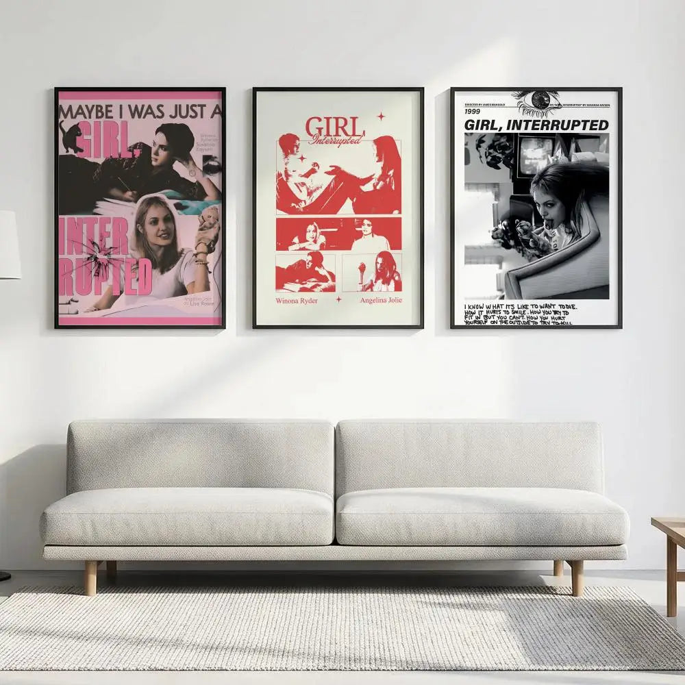 Girl Interrupted Movie Poster – HD Waterproof Wall Art Decor Movie Wall Poster Axl