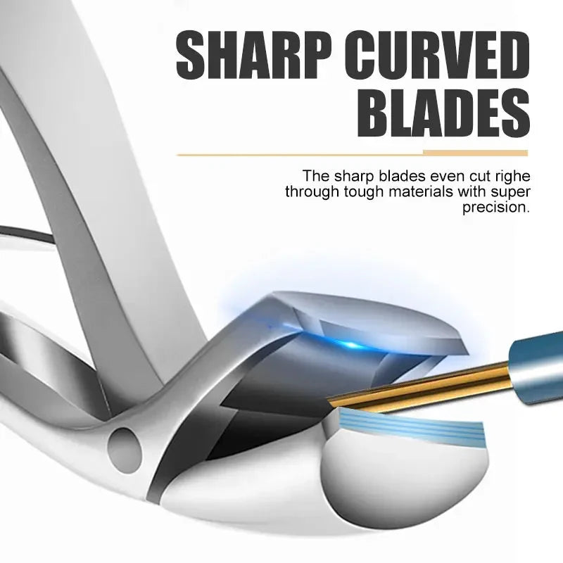 Stainless Steel Nail Clipper – Anti-Splash Thick Nail Trimmer Nail Clipper Axl