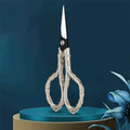 Vintage Mini Embroidery Scissors – Steel Thread & Fabric Cutter Embroidery Scissors Axl Scissors-Silvery