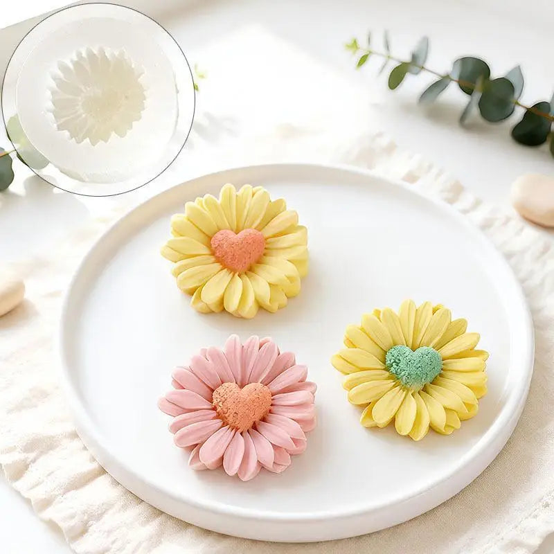 Floral Silicone Candle & Soap Mold – DIY Flower Craft Mold Silicone Craft Mold Axl