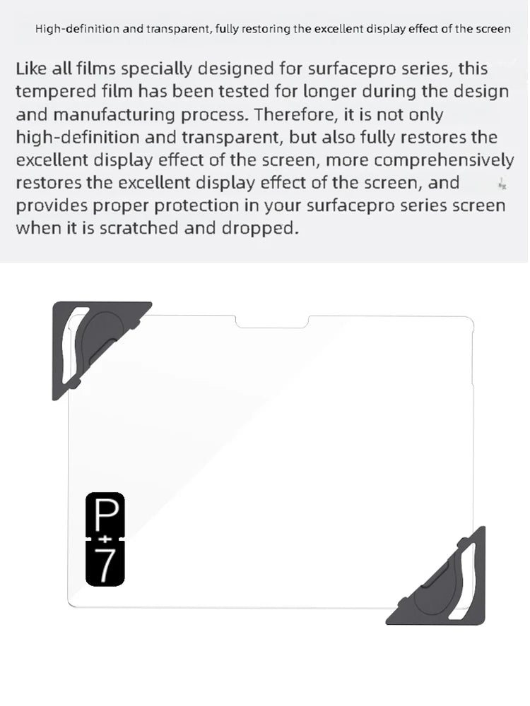 2-Pack Tempered Glass Screen Protector – Samsung Galaxy Tab S10 FE+ Tablet Screen Protector Axl