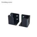 3D Printed Wall Mount Rack – Power Strip & Router Holder Wall Storage Rack Axl Black -1 pair