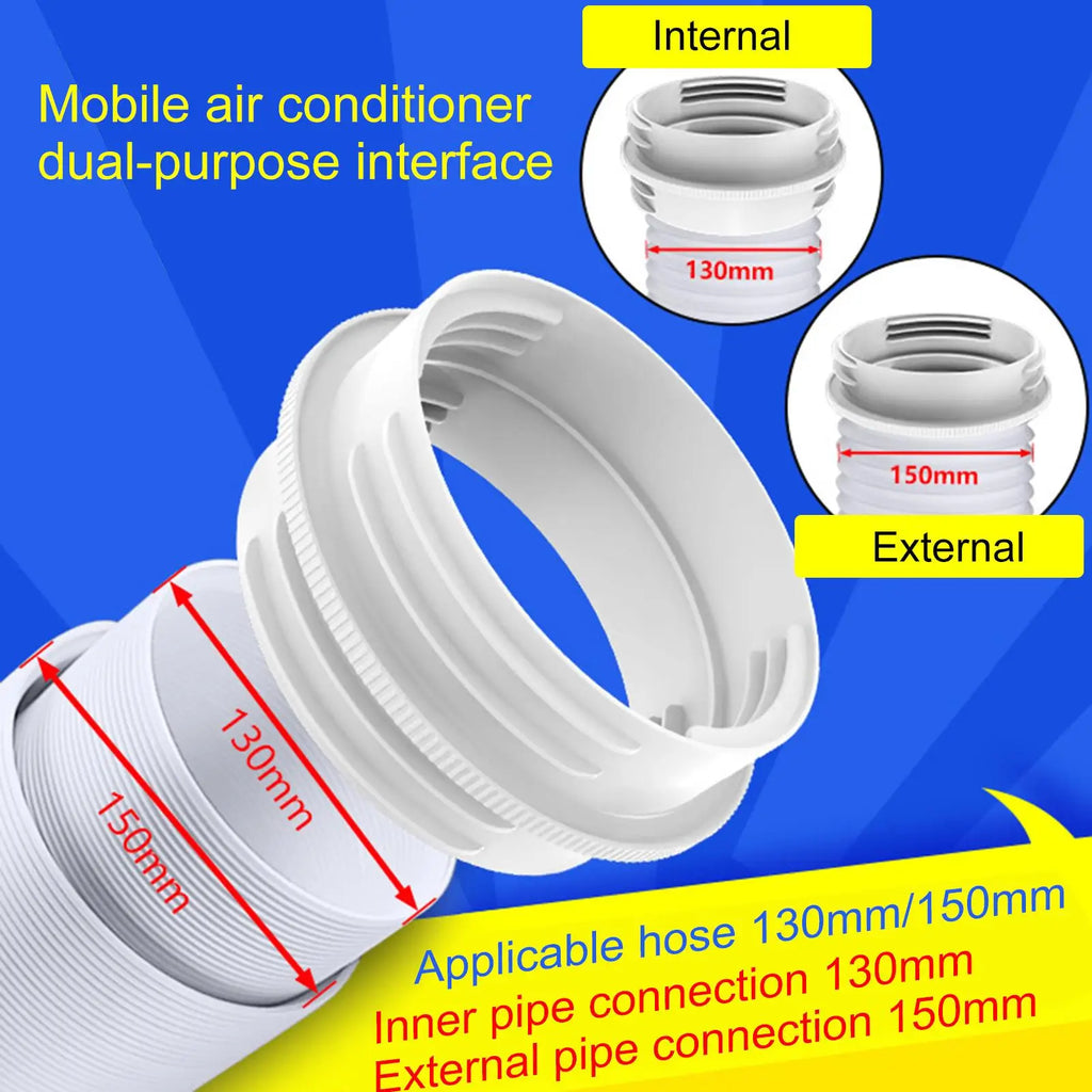 AC Exhaust Hose Connector – Universal Quick-Connect Coupler AC Hose Connector Axl