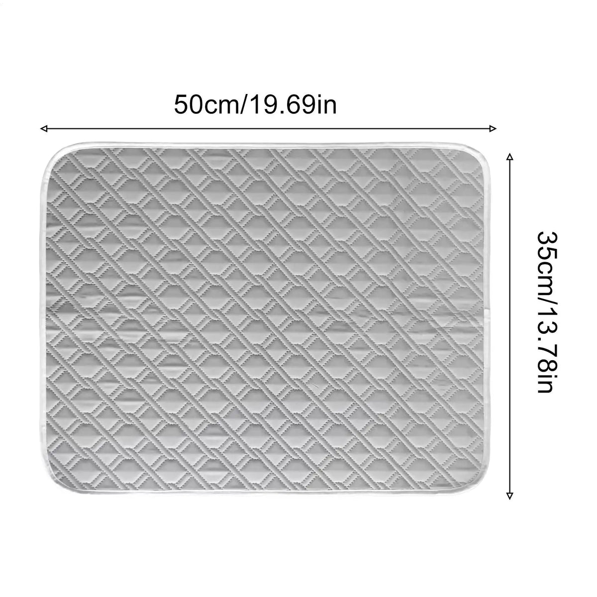 Self-Cooling Pet Mat for Dogs & Cats – 45×35cm Washable Pad Pet Cooling Mat Axl