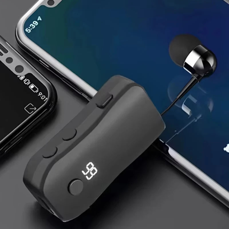 X-100 Wireless In-Ear Headphones | Retractable Sports Earbuds Wireless In-Ear Earbuds Axl X-100-black