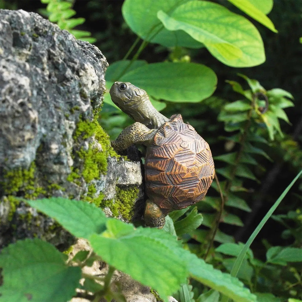 Resin Turtle Figurines – Pot, Vase & Fish Tank Ornaments Resin Garden Figurine Axl