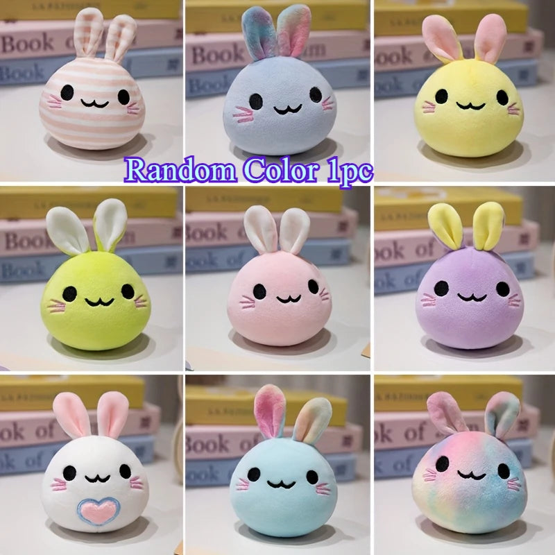 Long Ear Bunny Plush Dog & Cat Toy – Kawaii Easter Gift Pet Plush Toy Axl Random Color 1pc