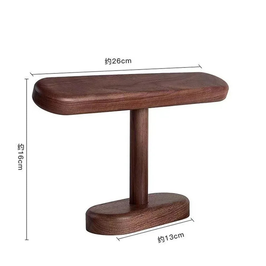 Walnut Wood Jewelry Display Stand – Watch & Anklet Rack Jewelry Display Stand Axl L As whown 1