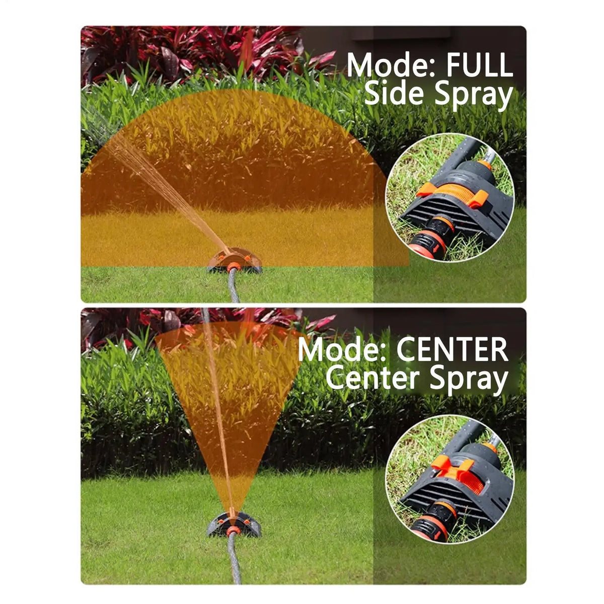 Oscillating Lawn Sprinkler 19 Nozzles – Heavy Duty Wide Coverage Oscillating Sprinkler Axl