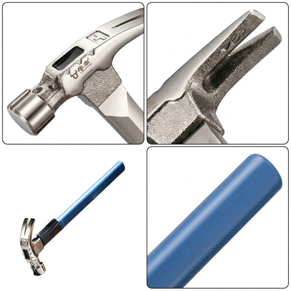 Magnetic Claw Hammer – Ergonomic Non-Slip Woodworking Tool Claw Hammer Axl