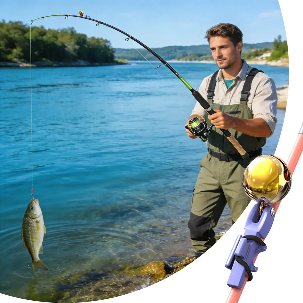 5-Pack Fishing Rod Tip Bells – Bite Alarm Clip for Carp & Sea Fishing Bite Alarm Axl