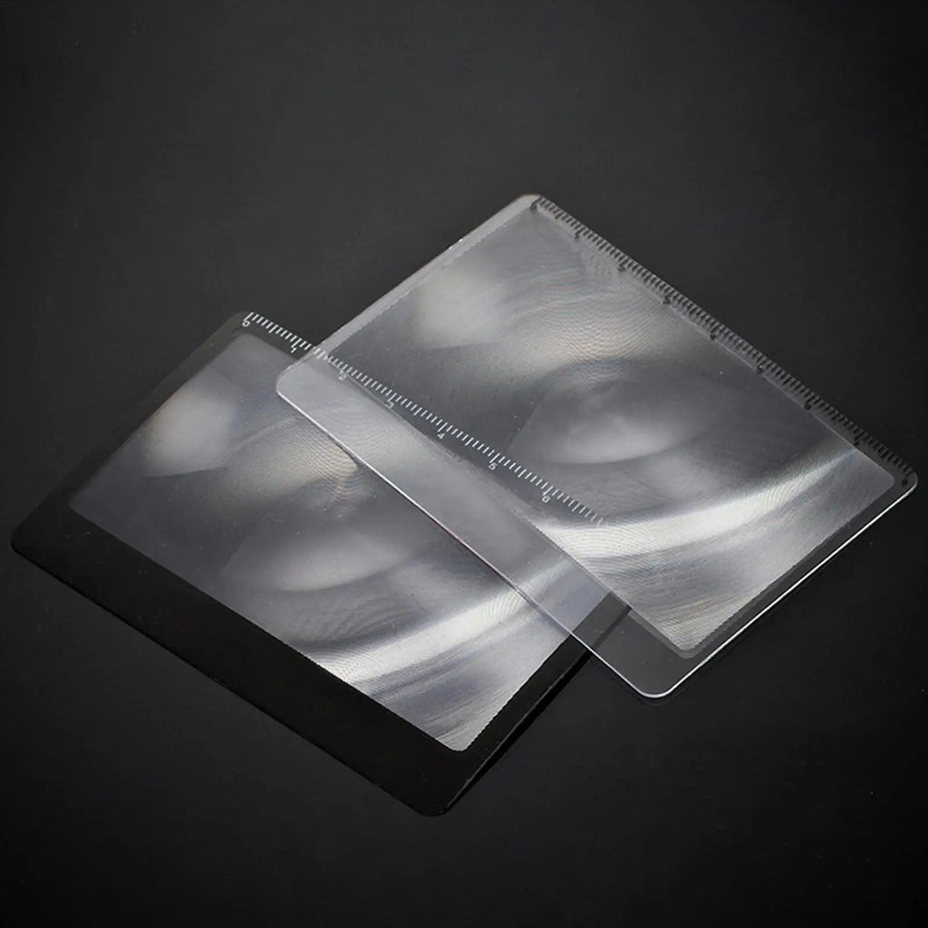 Wallet Magnifier Card – 3x Pocket PVC Reading & Fire Starter Pocket Magnifier Card Axl