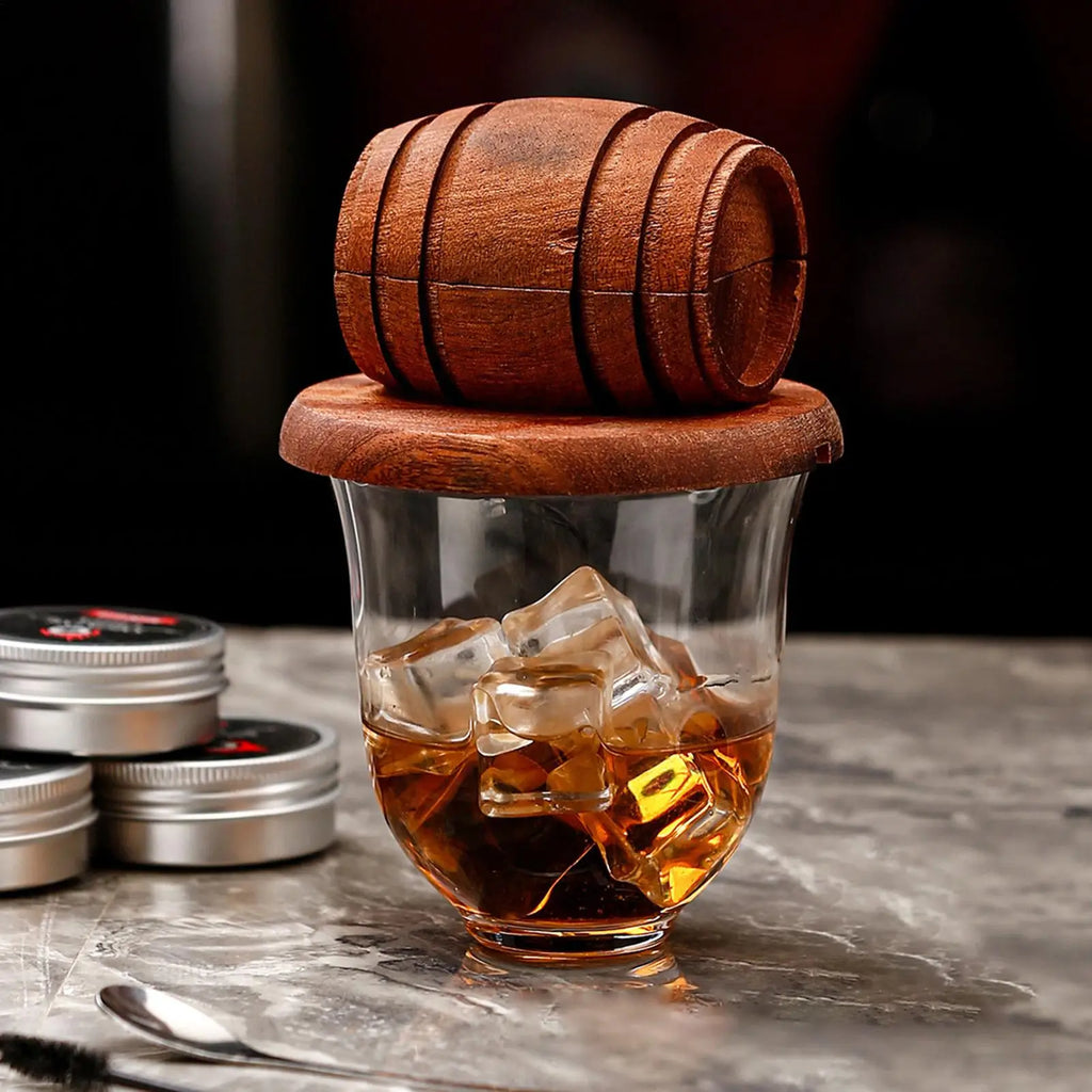 Wooden Whiskey Smoker & Cocktail Spirits Infuser Bar Tool Cocktail Smoker Infuser Axl Default Title