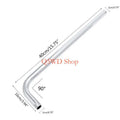 G1/2 Stainless Steel Wall Mounted Rainfall Shower Arm Bracket Shower Arm Bracket Axl Q5WD1A60073-50 CN
