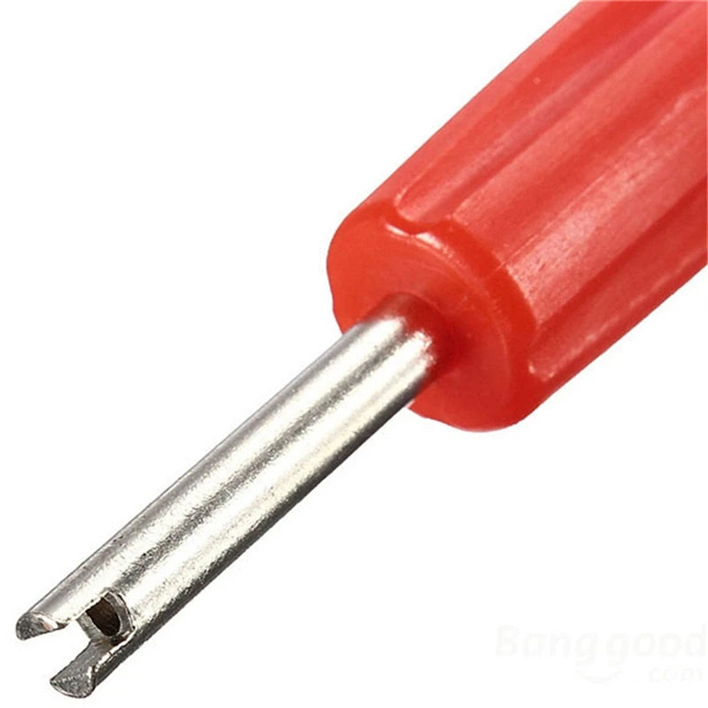 2-in-1 Valve Core Wrench – Tyre & A/C Tool for Car & Bike Valve Core Wrench Axl