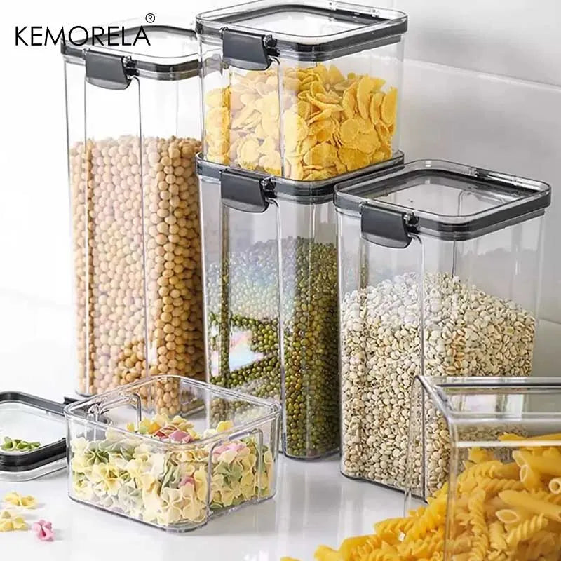 Airtight Transparent Food Storage Containers 460–1300ml Food Storage Containers Axl