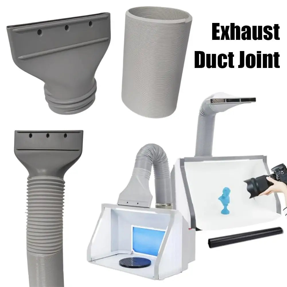 Flat Exhaust Hose Adapter – 130/150mm AC Window Connector AC Hose Adapter Axl