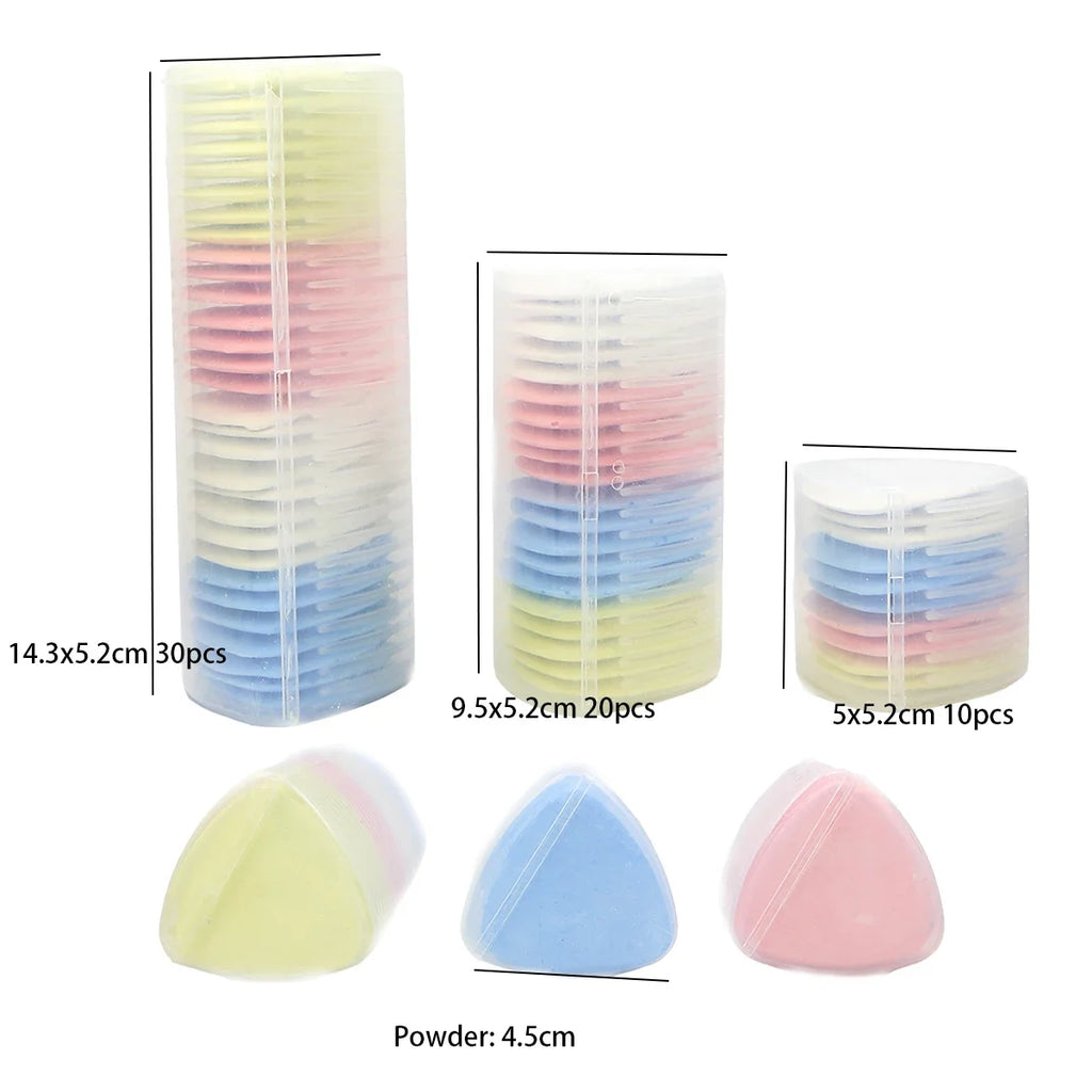 Tailor's Chalk Set 10–30 Pcs | Colored Fabric Marking Powder Tailor's Chalk Set Axl
