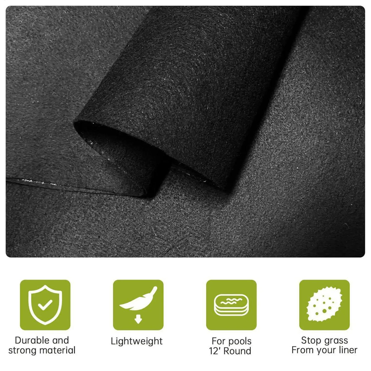 Heavy Duty Pool Liner Pad – Ground Protection Mat for Pools Pool Liner Pad Axl