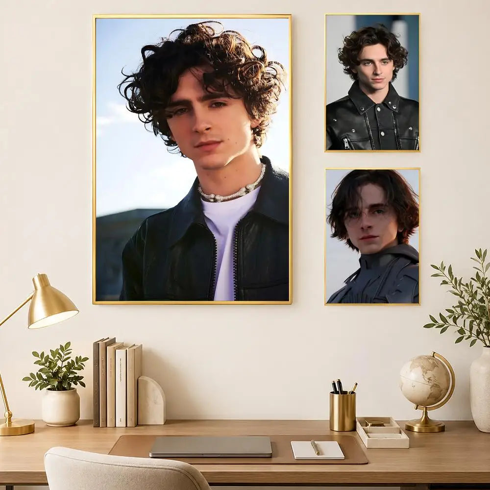 Timothée Chalamet HD Wall Poster – Self-Stick Waterproof Decor Wall Art Poster Axl
