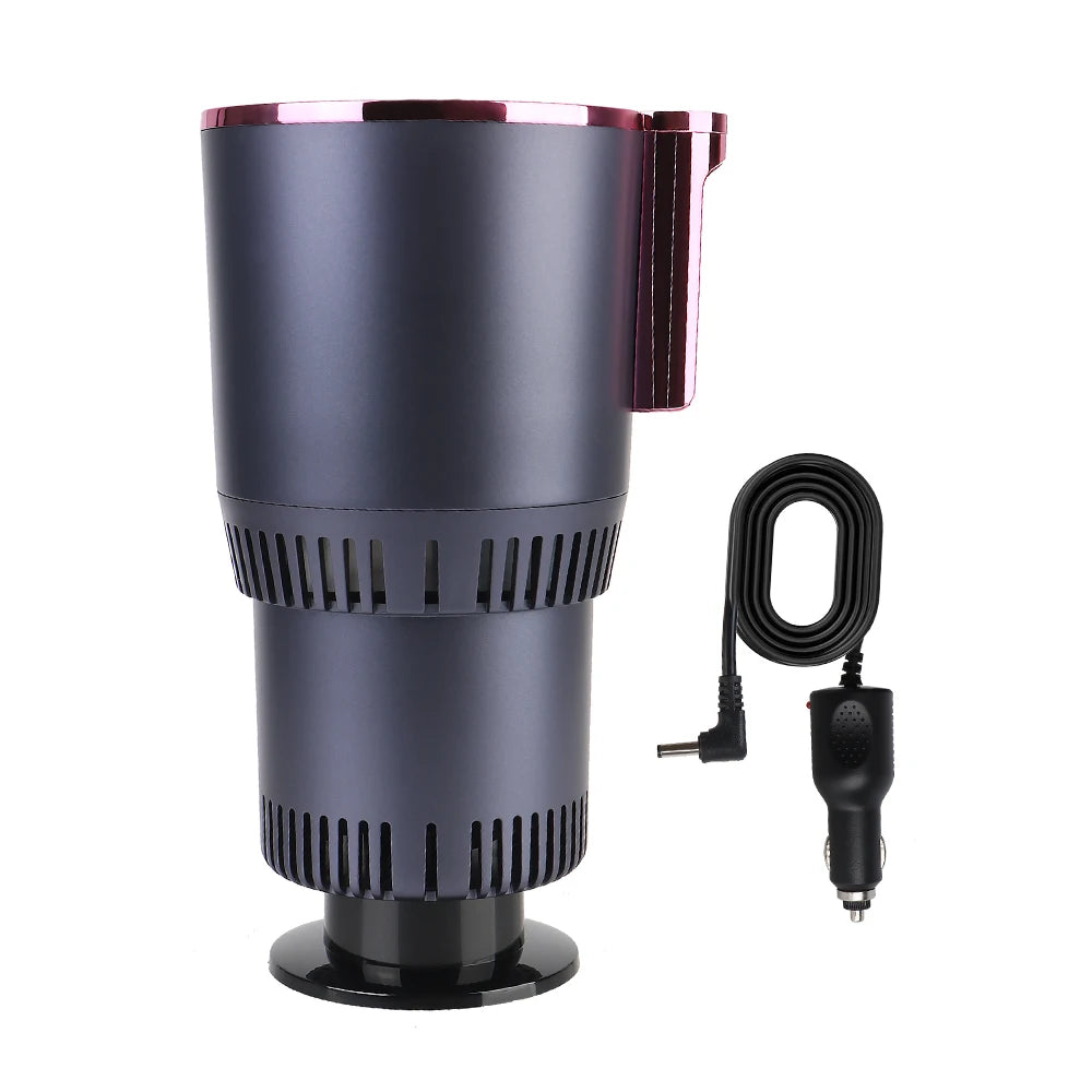 DC 12V Car Cup Holder Warmer & Cooler | Smart Temp Display Car Cup Warmer Cooler Axl PURPLE