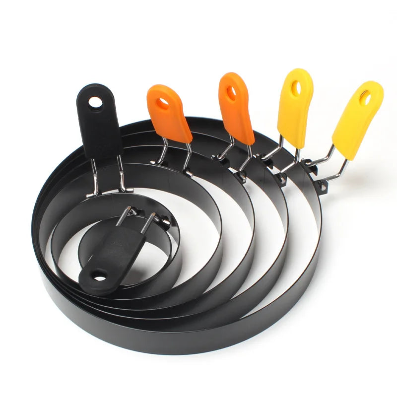 Round Pancake & Egg Ring Mold – Nonstick Stainless Steel Cooking Mold Axl