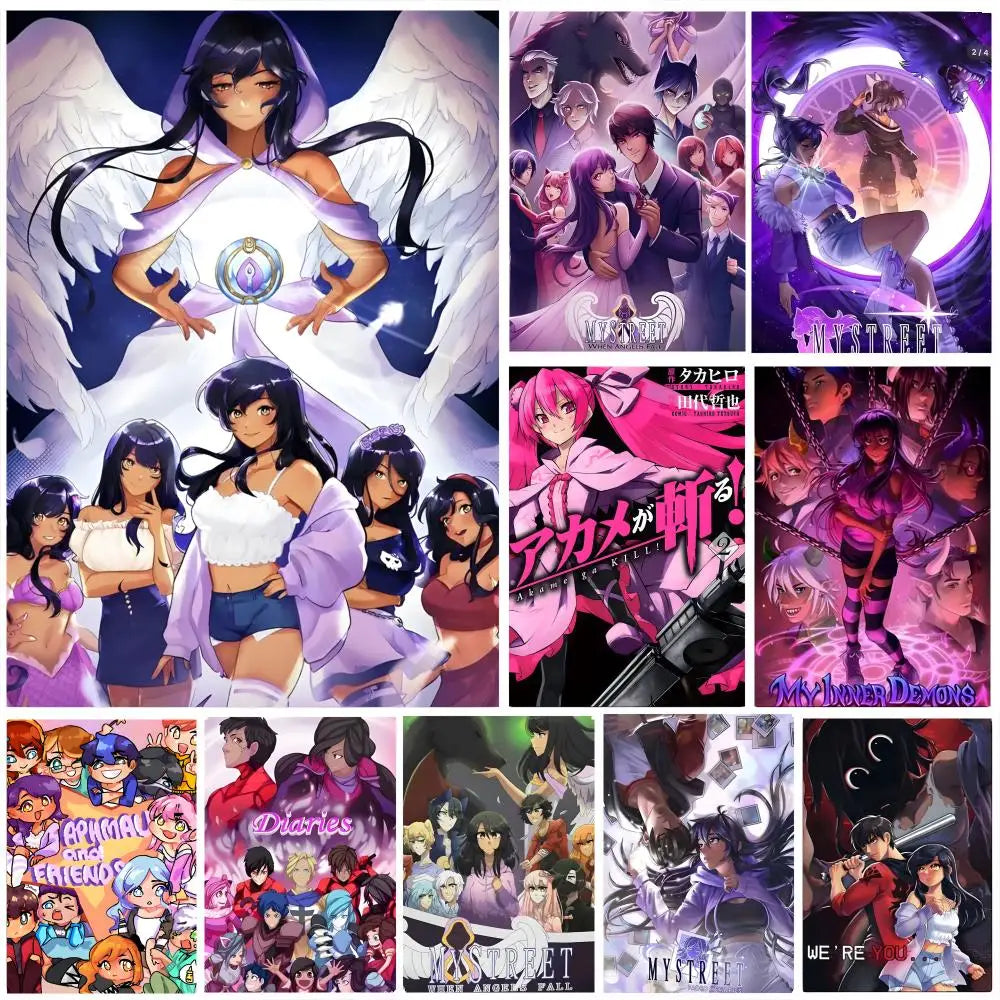 Aphmau HD Poster – Waterproof Sticky Wall Art Home Decor Wall Art Poster Axl