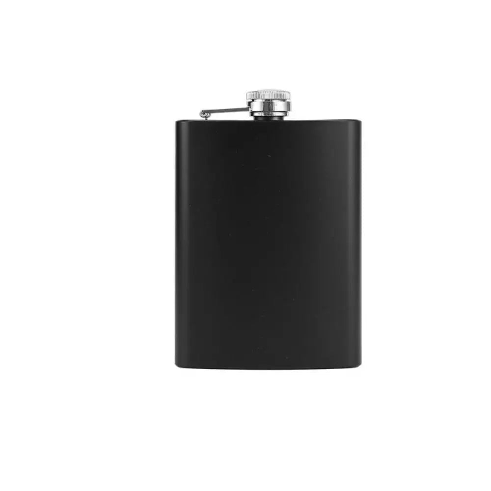 Stainless Steel Hip Flask – Leakproof Portable Whisky Flask Hip Flask Axl 8oz(224ml)-Black