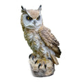 Lifelike Owl Resin Garden Figurine – Indoor & Outdoor Décor Garden Figurine Axl White