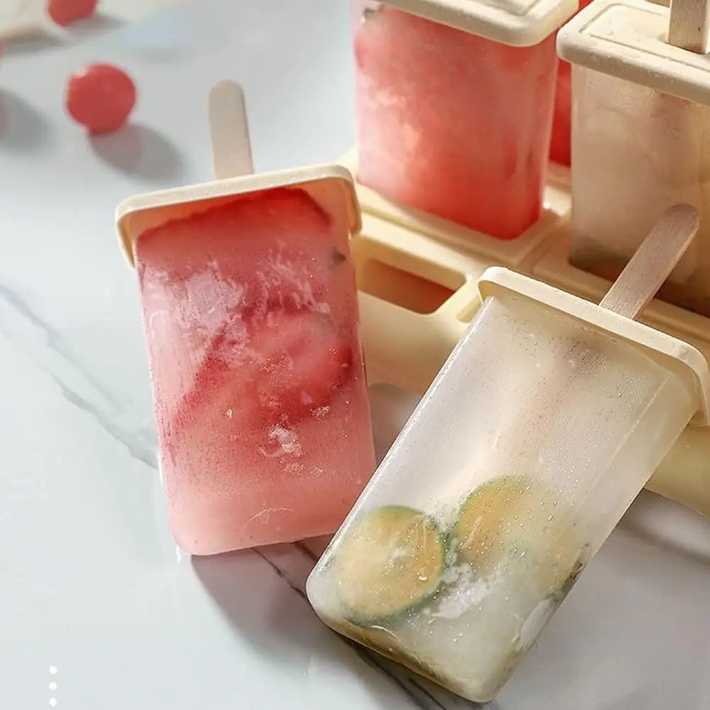 Easy-Release Popsicle Molds – Homemade Ice Pop & Ice Cream Maker Ice Pop Mold Axl