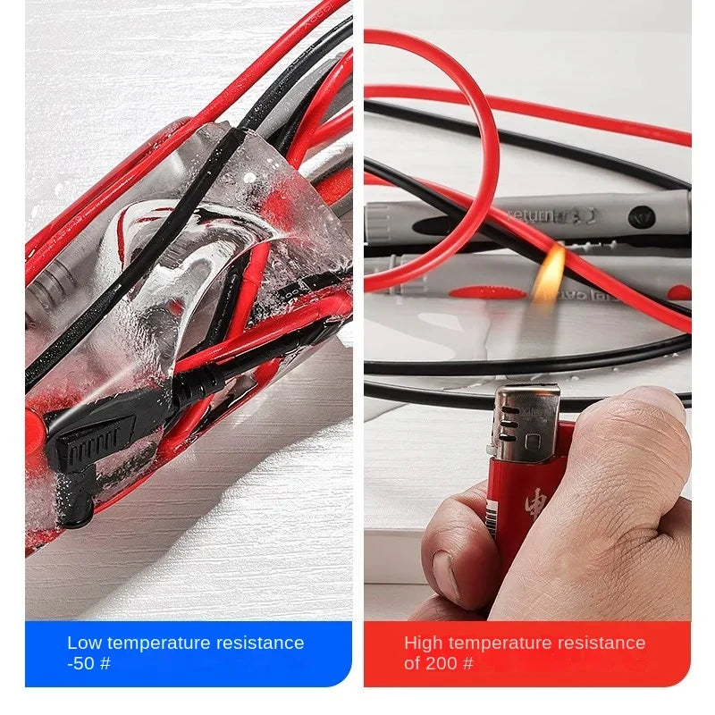20A 1000V Multimeter Test Lead Probes – Needle Tip Pen Cable Multimeter Test Leads Axl
