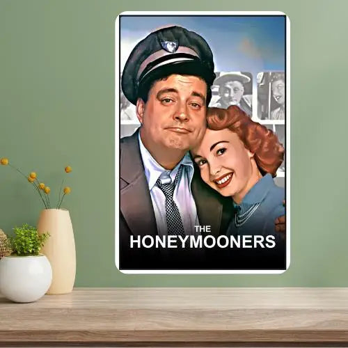 Honeymooners Classic TV Metal Poster Sign | Retro Wall Décor Metal Wall Sign Axl aluminum sign aluminum 14x20cm