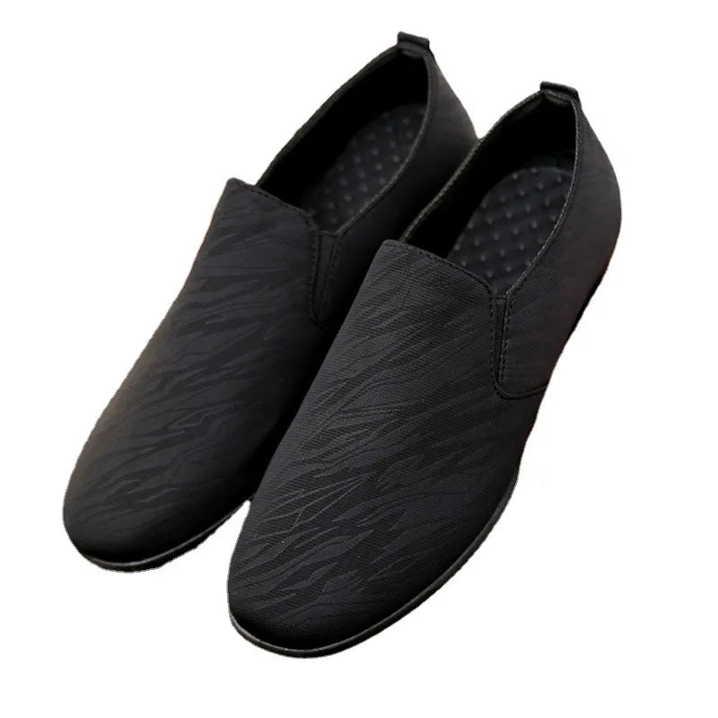 YBQJOO Men's Canvas Slip-On Loafers – Lightweight Casual Shoes Canvas Slip-On Loafers Axl